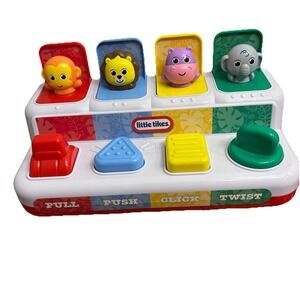 Lollipop Little Tikes Pop Up and Play Pals Action Learning Toy For Toddlers EUC